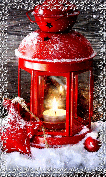 This gif image - Christmas Animated Picture with Red Lantern, is available for free download