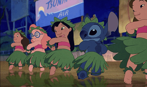 This gif image - Lilo and Stitch Dance gif Animation, is available for free download