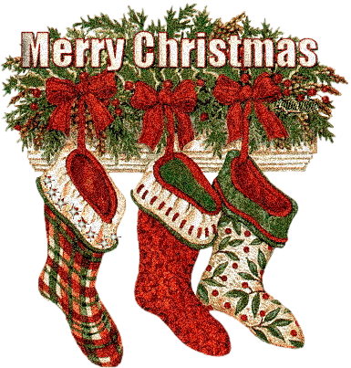 This gif image - Merry Christmas Stockings, is available for free download