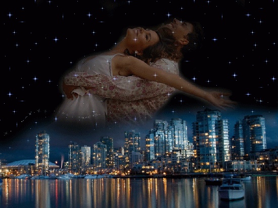 This gif image - Romantic City Gif Animation, is available for free download