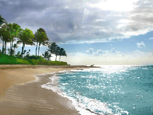 This gif image - Sea Scenery Gif Animation, is available for free download