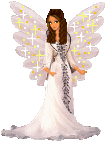 This gif image - Small animated angel in white, is available for free download