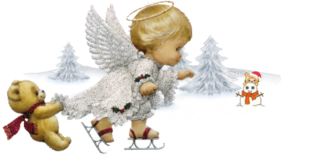 This gif image - Snow Angel, is available for free download