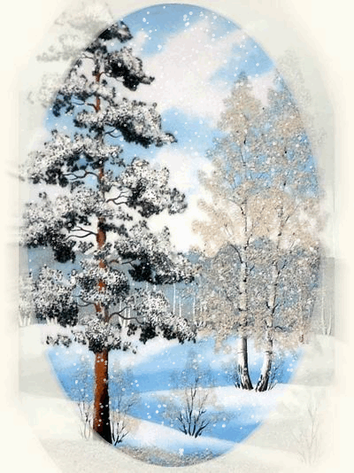 This gif image - Winter Tree GIF Animation, is available for free download