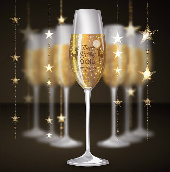 This jpeg image - 2016 Champagne Glasses Background, is available for free download
