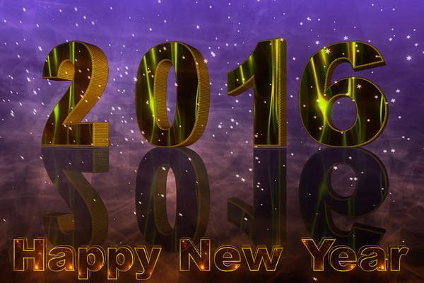 This jpeg image - 2016 New Year Purple Background, is available for free download