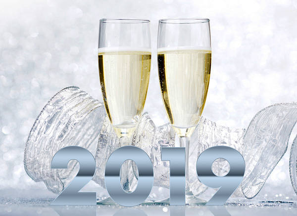 This jpeg image - 2019 New Year Background, is available for free download
