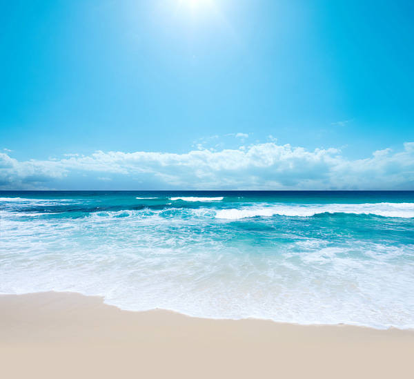 This jpeg image - Background Sea Beach, is available for free download