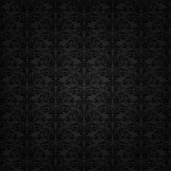 This png image - Black Background with Ornaments, is available for free download