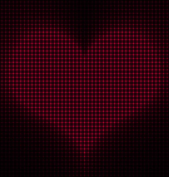 This jpeg image - Black Background with Red Heart, is available for free download