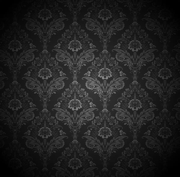 This jpeg image - Black Deco Background, is available for free download
