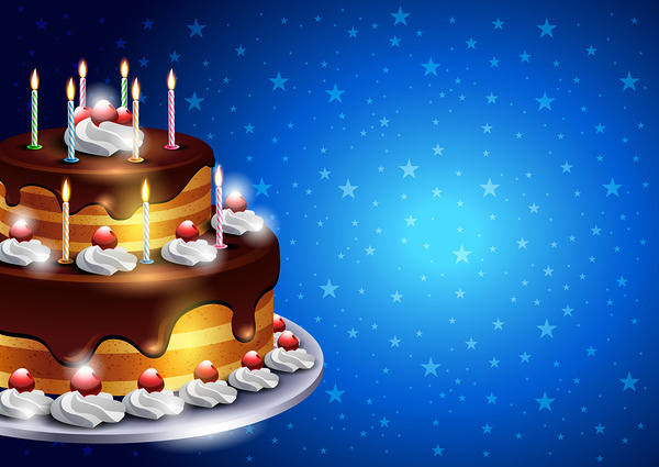 Blue Birthday Background  Gallery Yopriceville - High 