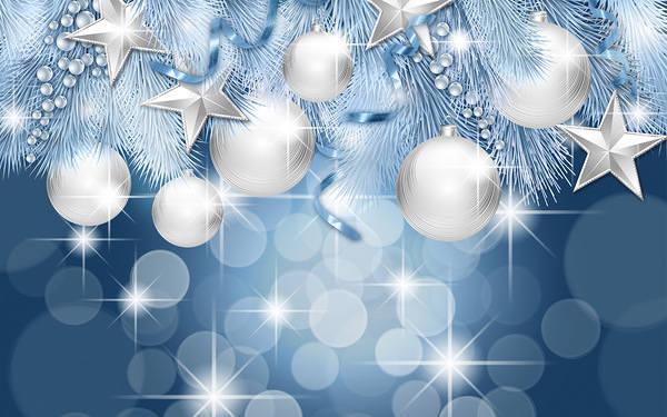 This jpeg image - Blue Christmas Background, is available for free download