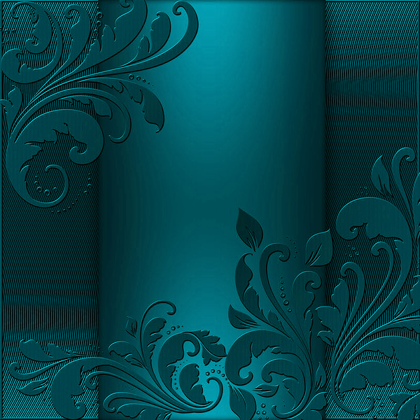 This png image - Blue Satin Background with Ornaments, is available for free download