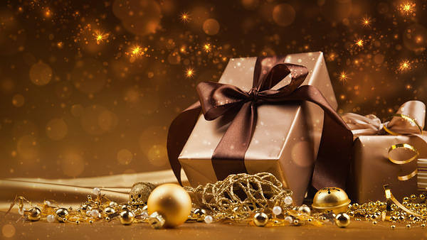 This jpeg image - Brown Christmas Background, is available for free download