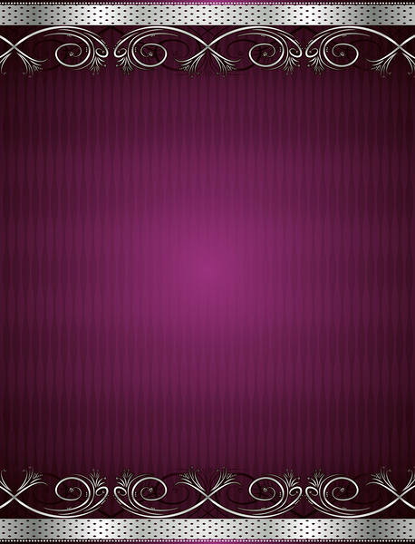 This jpeg image - Cherry and Silver Deco Background, is available for free download