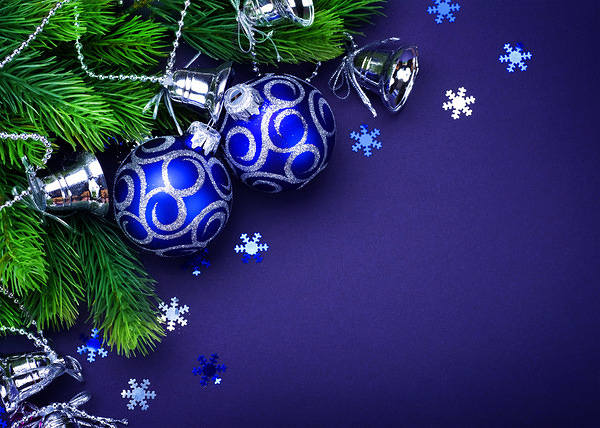 This jpeg image - Christmas Background Blue, is available for free download