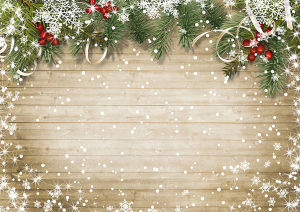 This jpeg image - Christmas Deco Wooden Background, is available for free download