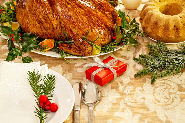 This jpeg image - Christmas Dinner Background, is available for free download
