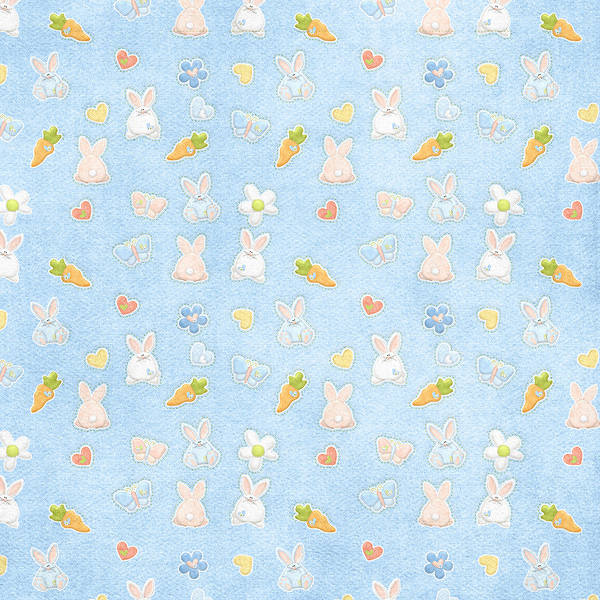 This jpeg image - Cute Blue Easter Background, is available for free download