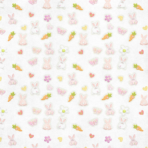 This jpeg image - Cute White Easter Background, is available for free download