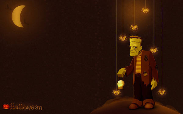 This jpeg image - Halloween Frankenstein Background, is available for free download
