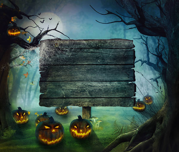 This jpeg image - Halloween Scary Pupmkins Background, is available for free download