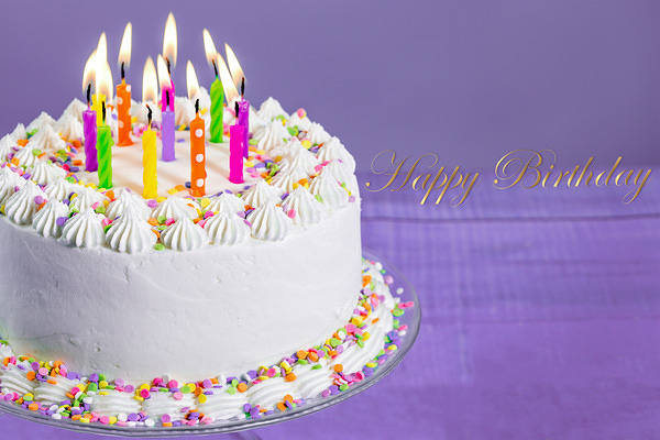 This jpeg image - Happy Birthday with Cake Background, is available for free download
