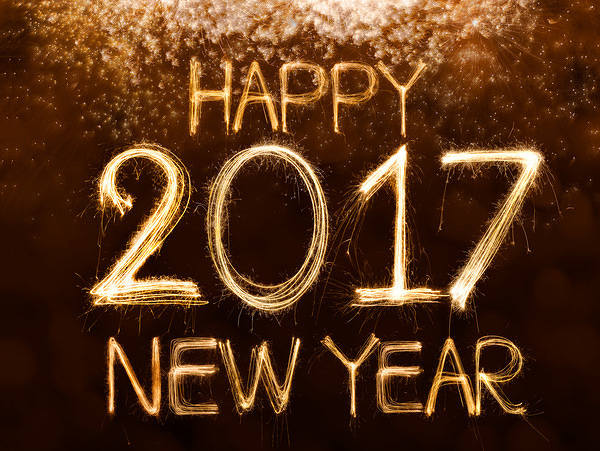 This jpeg image - Happy New Year 2017 Background, is available for free download