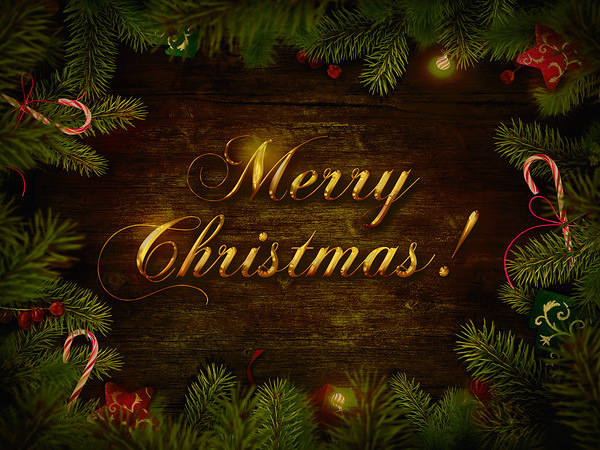 This jpeg image - Merry Christmas Dark Background, is available for free download