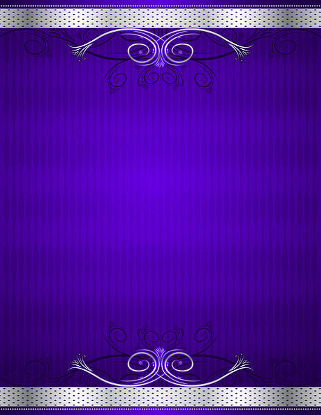 This jpeg image - Purple and Silver Deco Background, is available for free download
