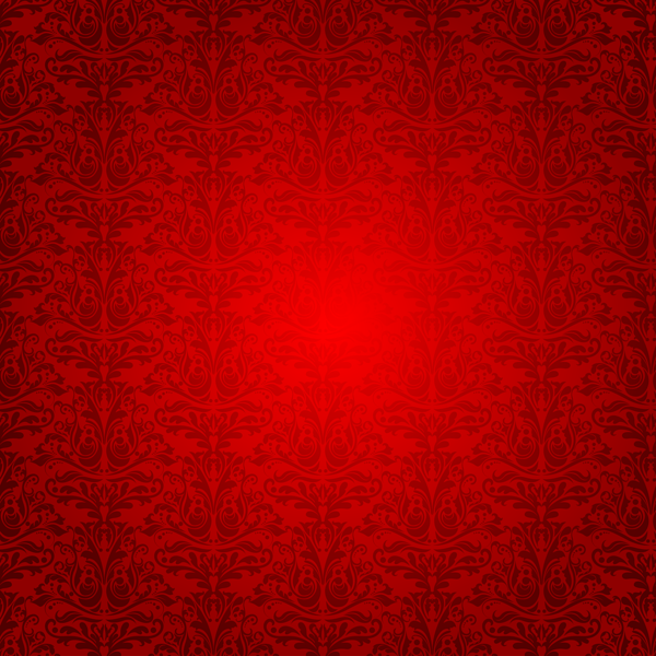 This png image - Red Background with Ornaments, is available for free download