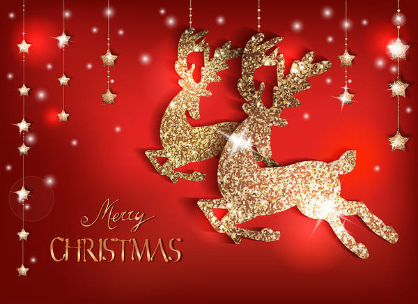 This jpeg image - Red Merry Christmas Background, is available for free download