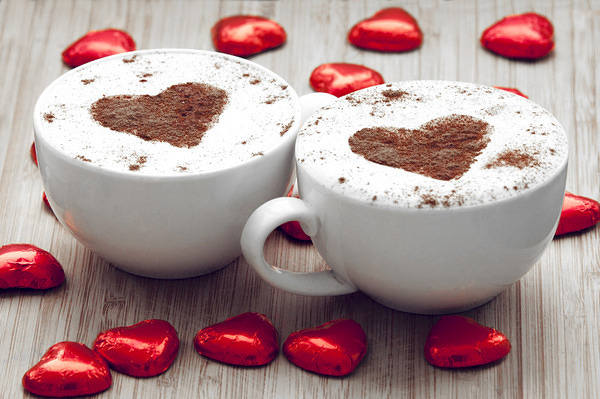 This jpeg image - Romantic Coffe Background, is available for free download