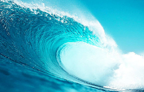 This jpeg image - Sea Wave Background, is available for free download