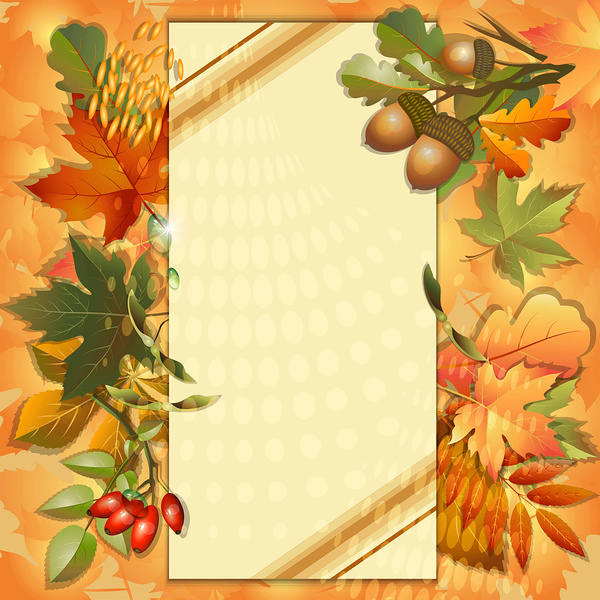 This jpeg image - Stylish Autumn Background, is available for free download