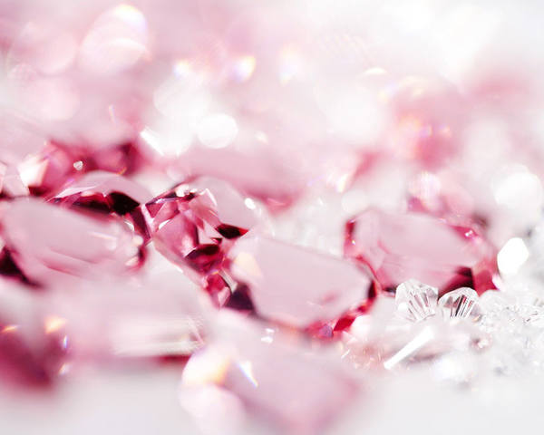 This jpeg image - White and Pink Crystals Background, is available for free download