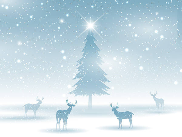 This jpeg image - Winter Christmas Background, is available for free download