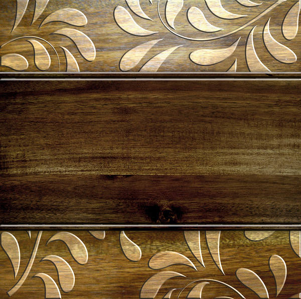 This jpeg image - Wooden Background with Decorations, is available for free download
