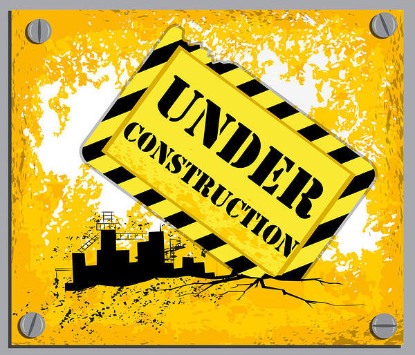 This jpeg image - Yellow Under Construction Background, is available for free download