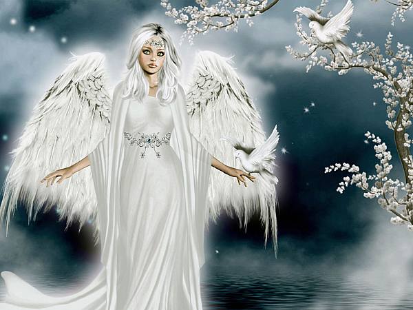 This jpeg image - Beautiful Angels Wallpapers, is available for free download
