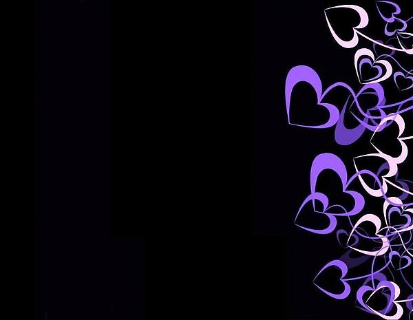This jpeg image - purple-hearts-1, is available for free download