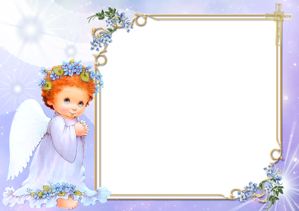 This png image - Angel Transparent Frame, is available for free download