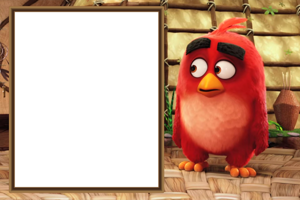 This png image - Angry Birds Movie Kids PNG Frame, is available for free download
