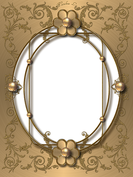 This png image - Beautiful Bronze Transparent Frame, is available for free download