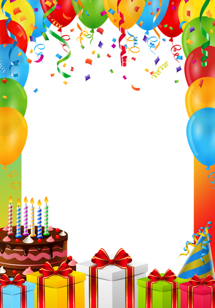 Birthday Frame PNG Transparent Image | Gallery Yopriceville - High