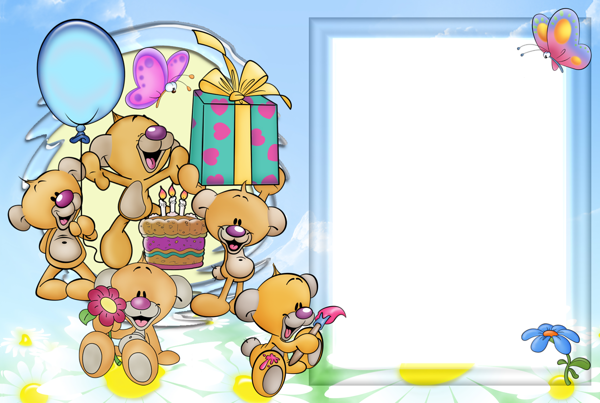 This png image - Birthday Kids Transparent Photo Frame, is available for free download