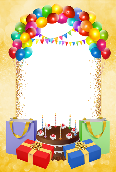 This png image - Birthday Transparent PNG Frame, is available for free download