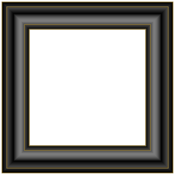This png image - Black Square Frame PNG Clipart, is available for free download