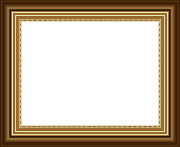 This png image - Brown Frame PNG Transparent Clipart, is available for free download